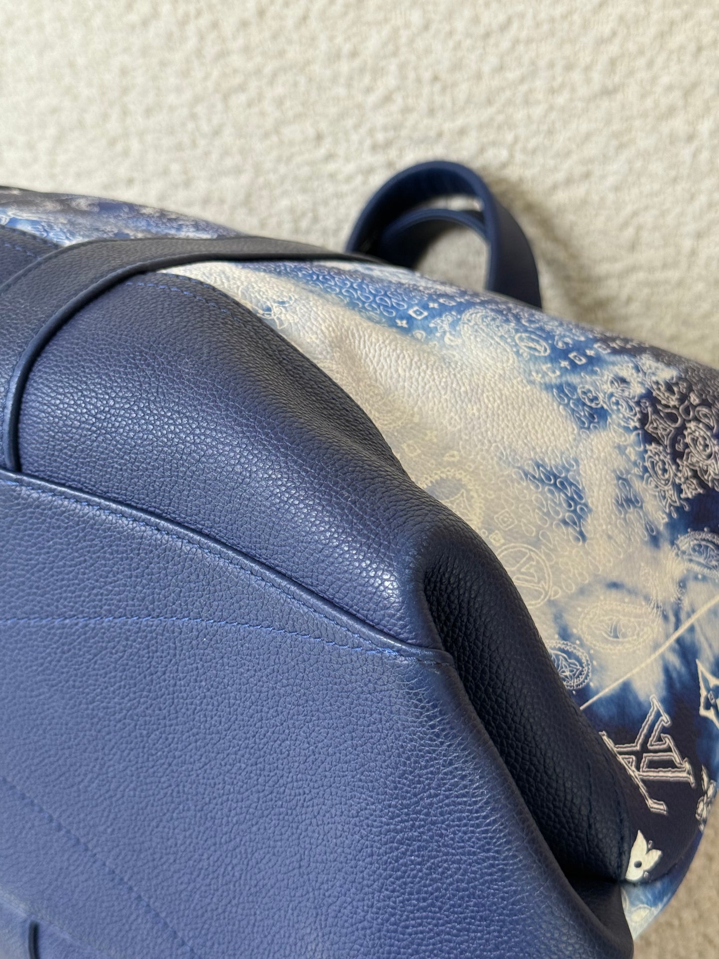 Louis Vuitton Blue Monogram Bandana Journey Tote