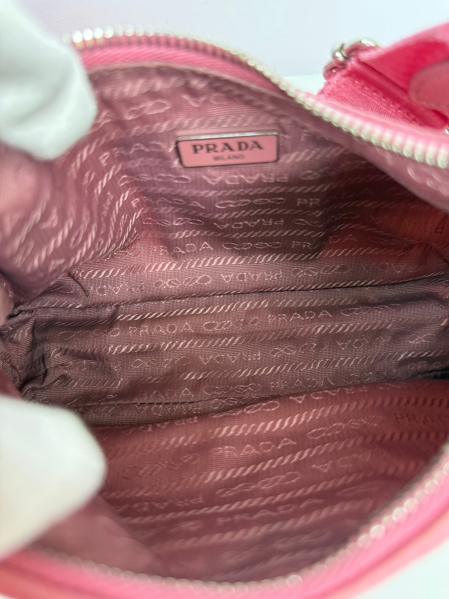 Prada Re-Edition 2005 Re-Nylon Bag Begonia Pink
