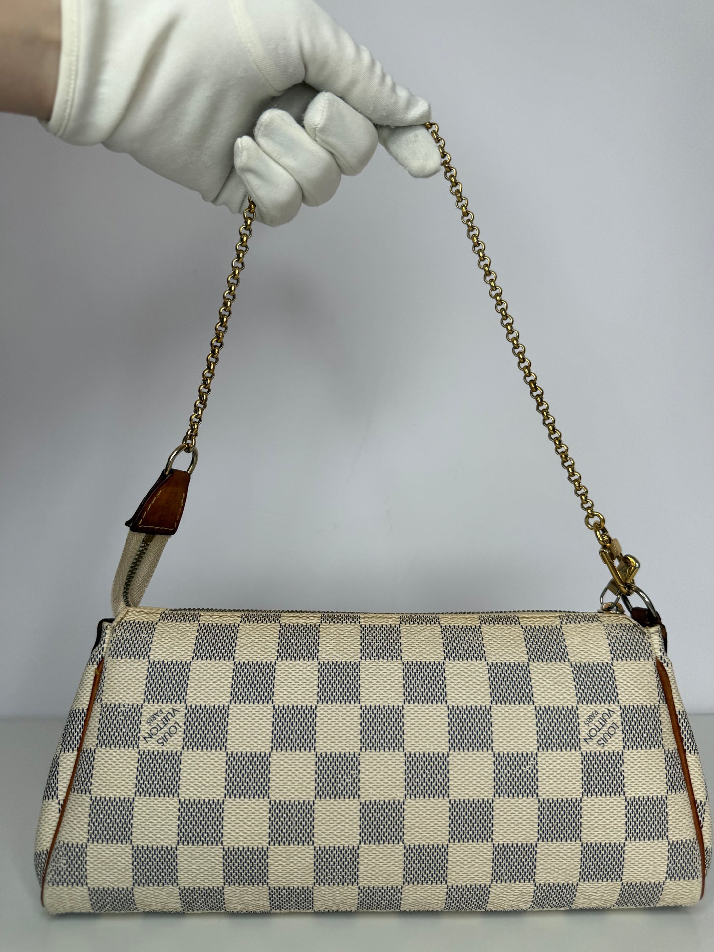 Louis Vuitton Eva Pochette Damier Azur Canvas