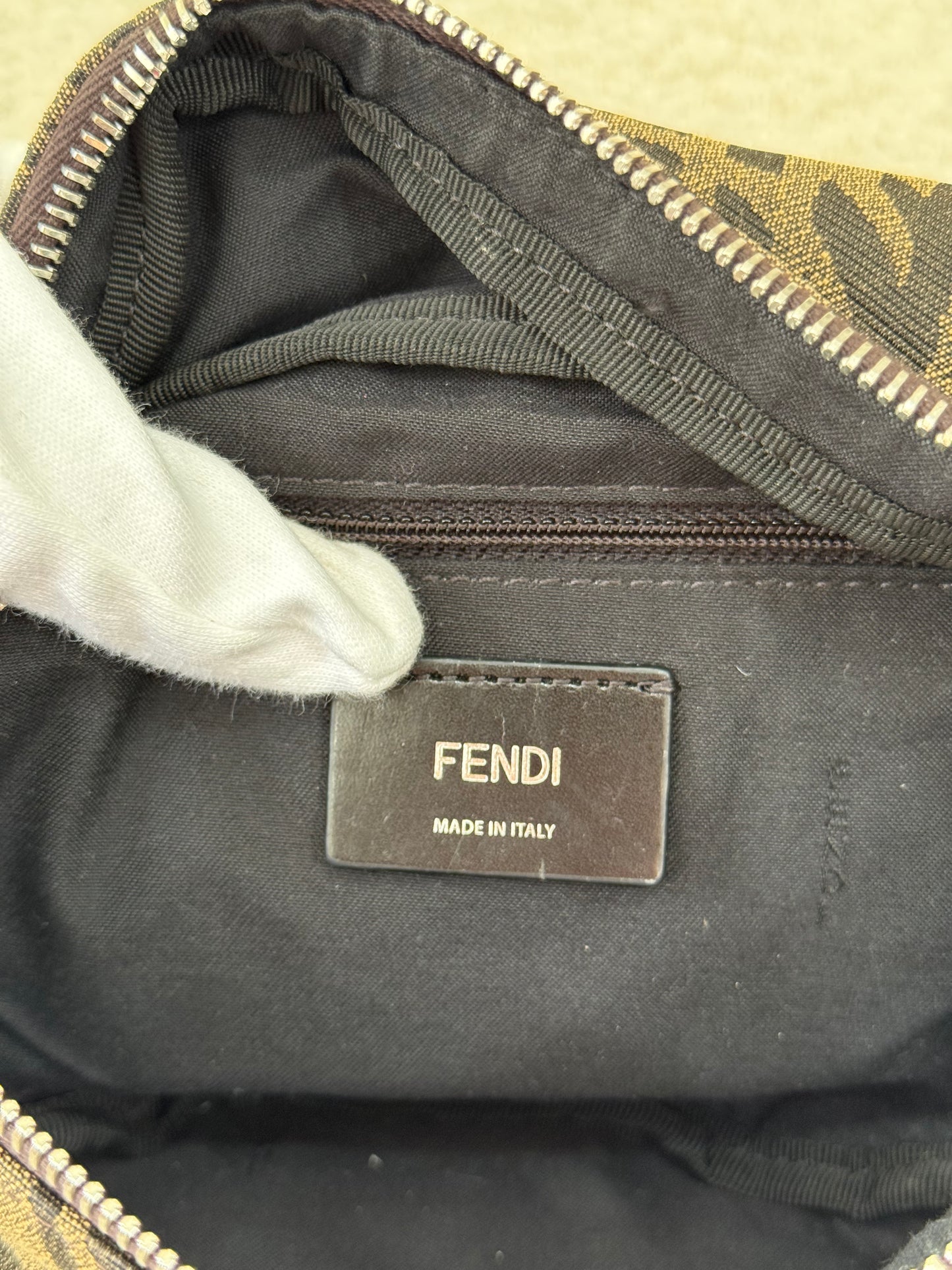 Fendi FF Vertigo Belt Bag Brown
