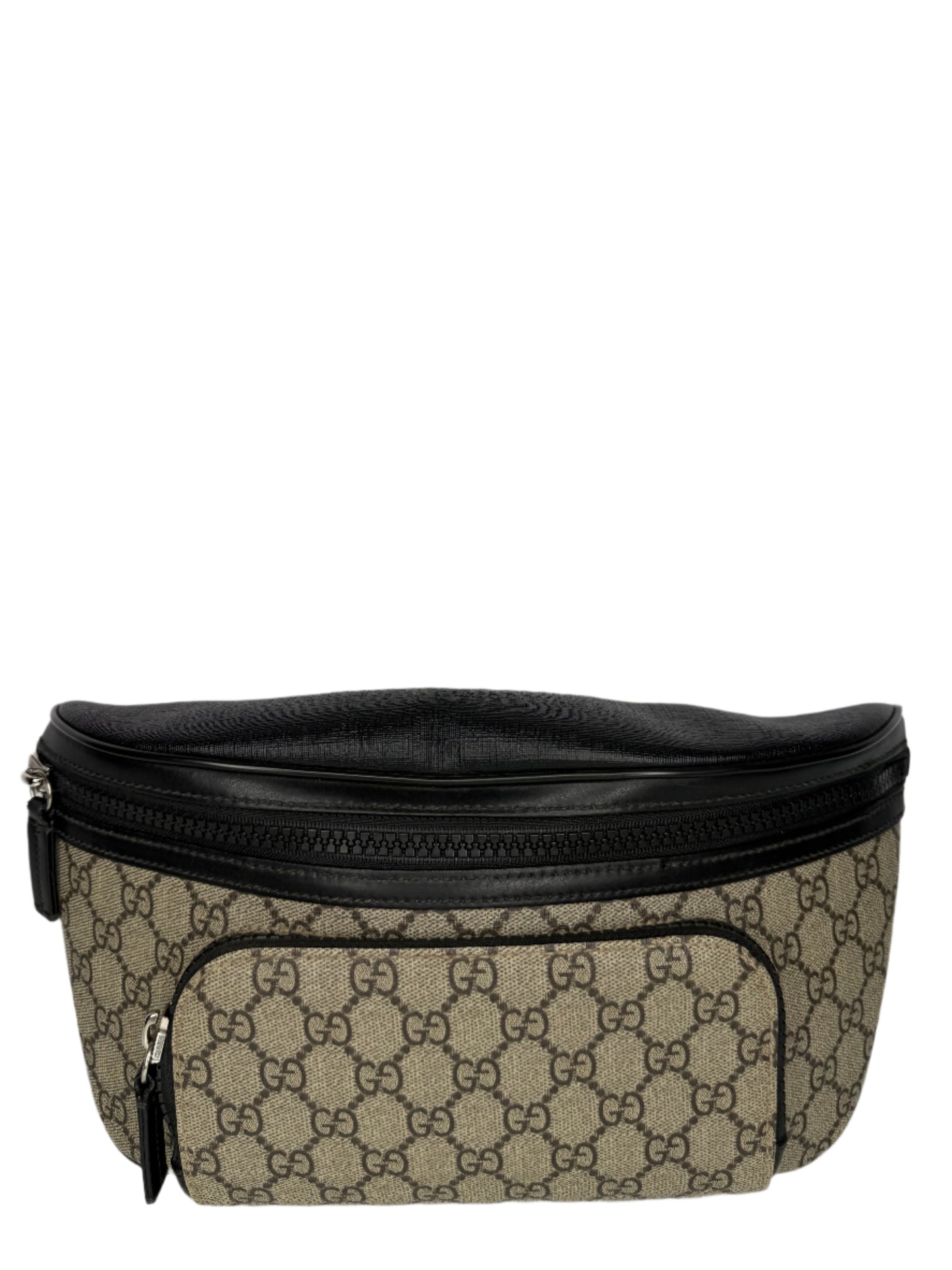 Gucci Black GG Supreme Canvas Eden Belt Bag