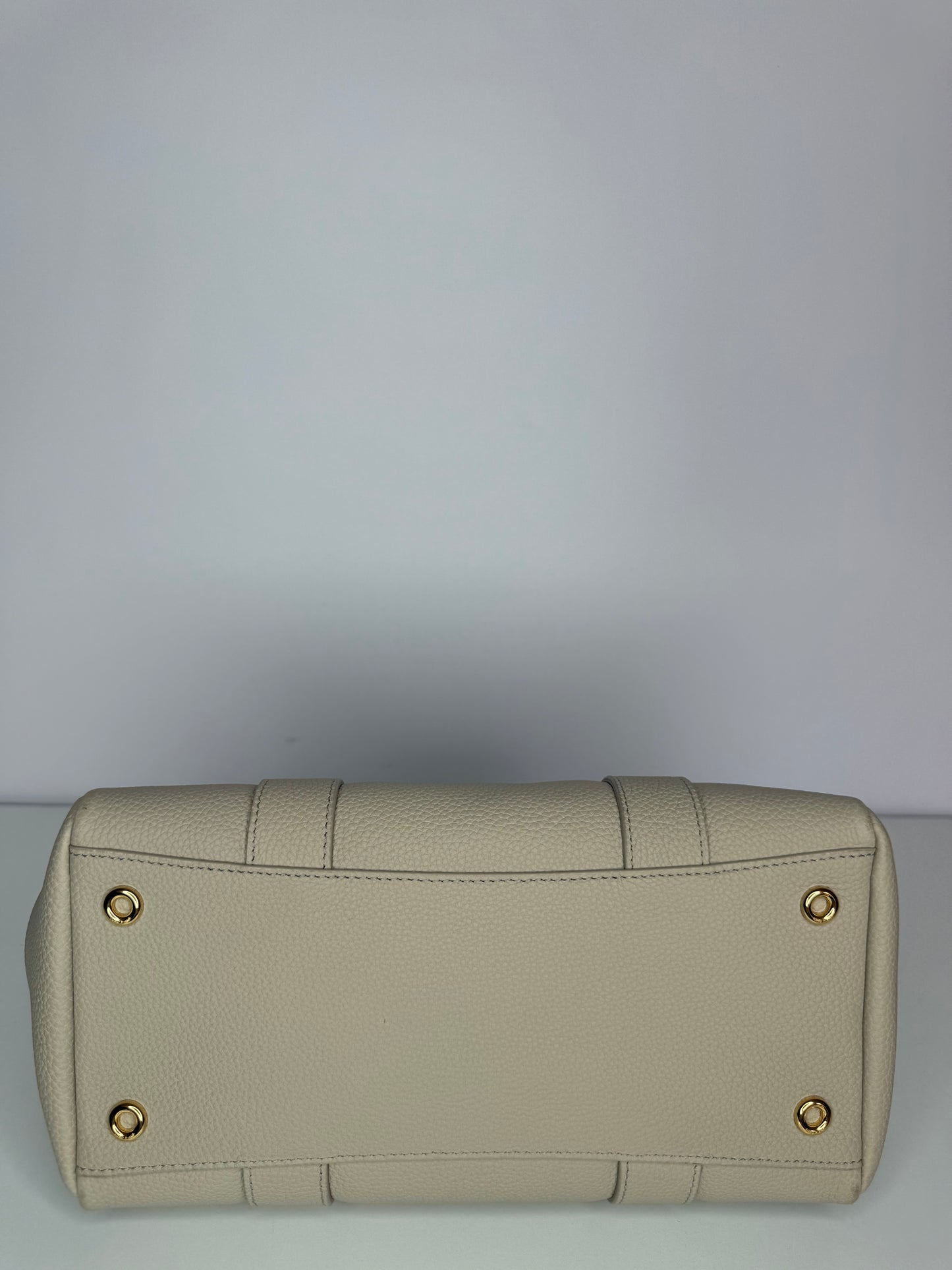 Loro Piana Loom bag L25 Grained Calfskin Light Travertine/Sun Gold
