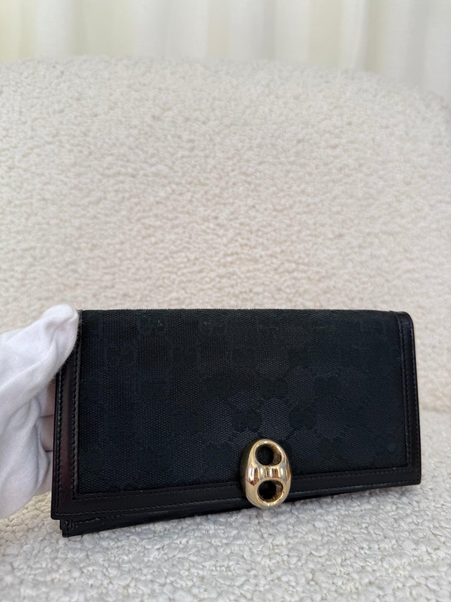 Gucci GG Shima Canvas Bifold Long Wallet