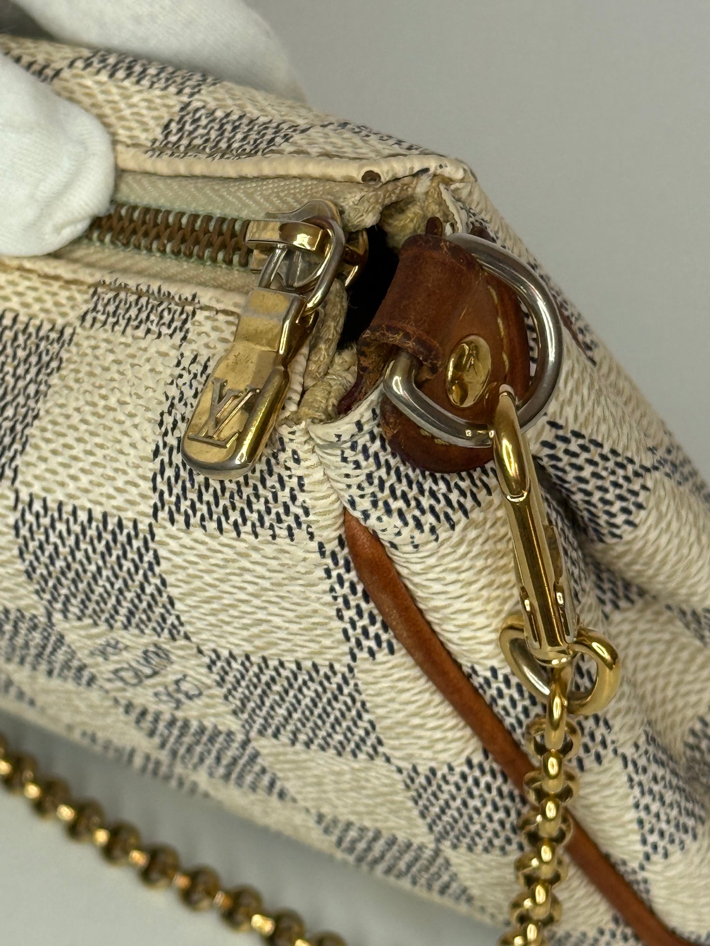 Louis Vuitton Eva Pochette Damier Azur Canvas