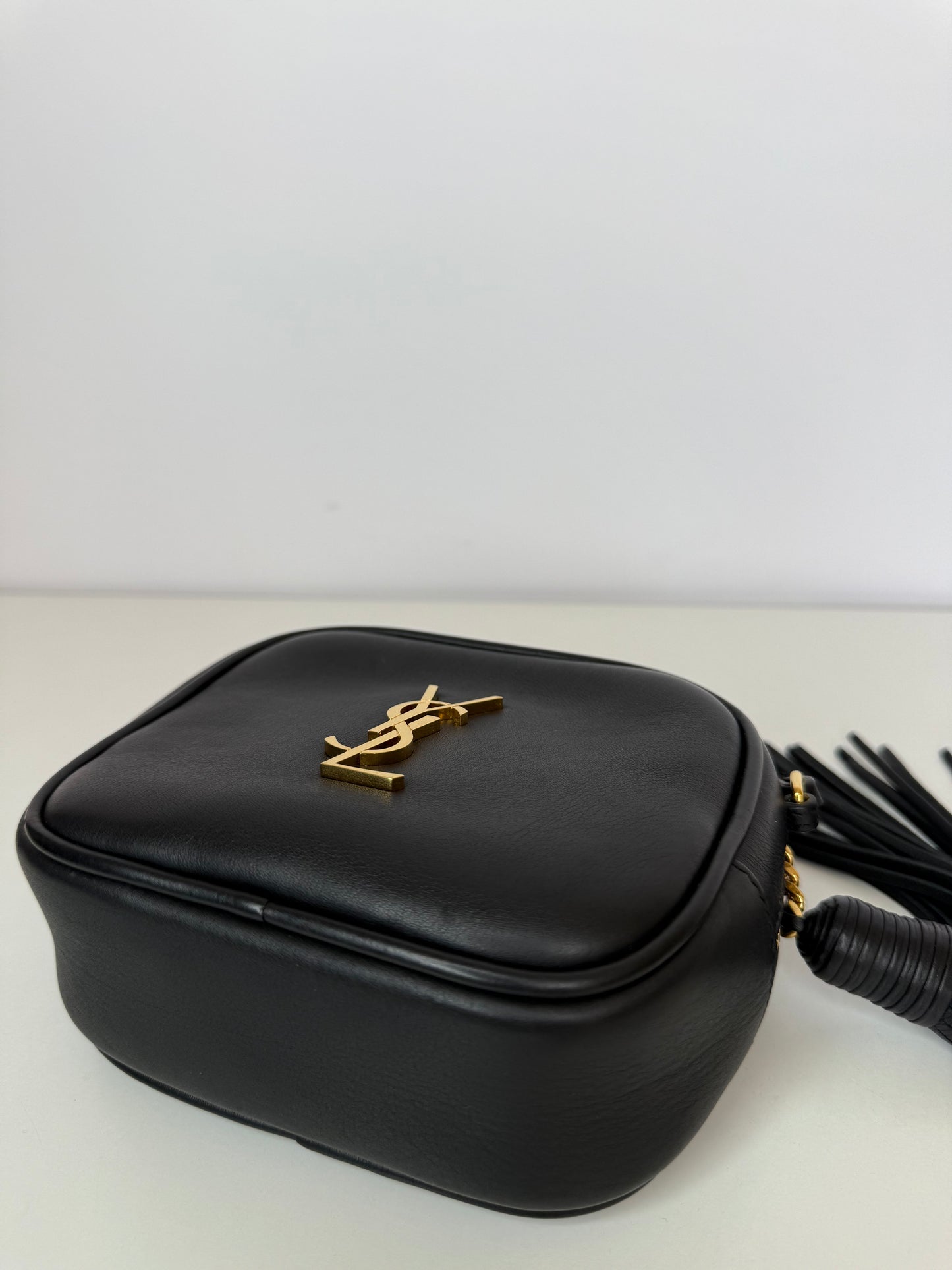 Saint Laurent Blogger Black Leather Crossbody Bag