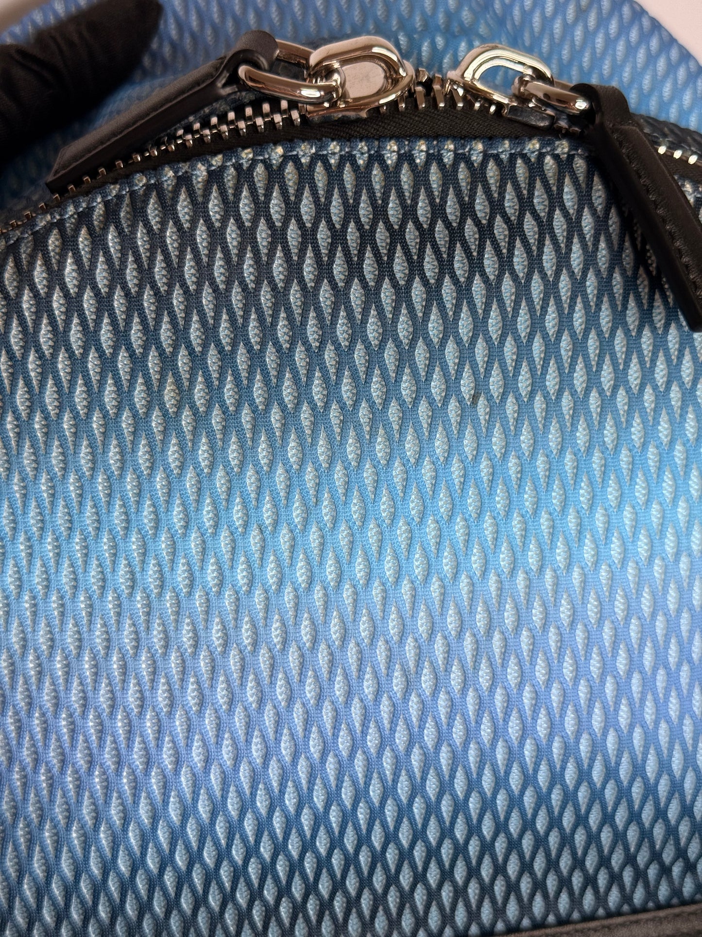 MCM Stark Backpack in Gradation Mesh and Monogram Neoprene