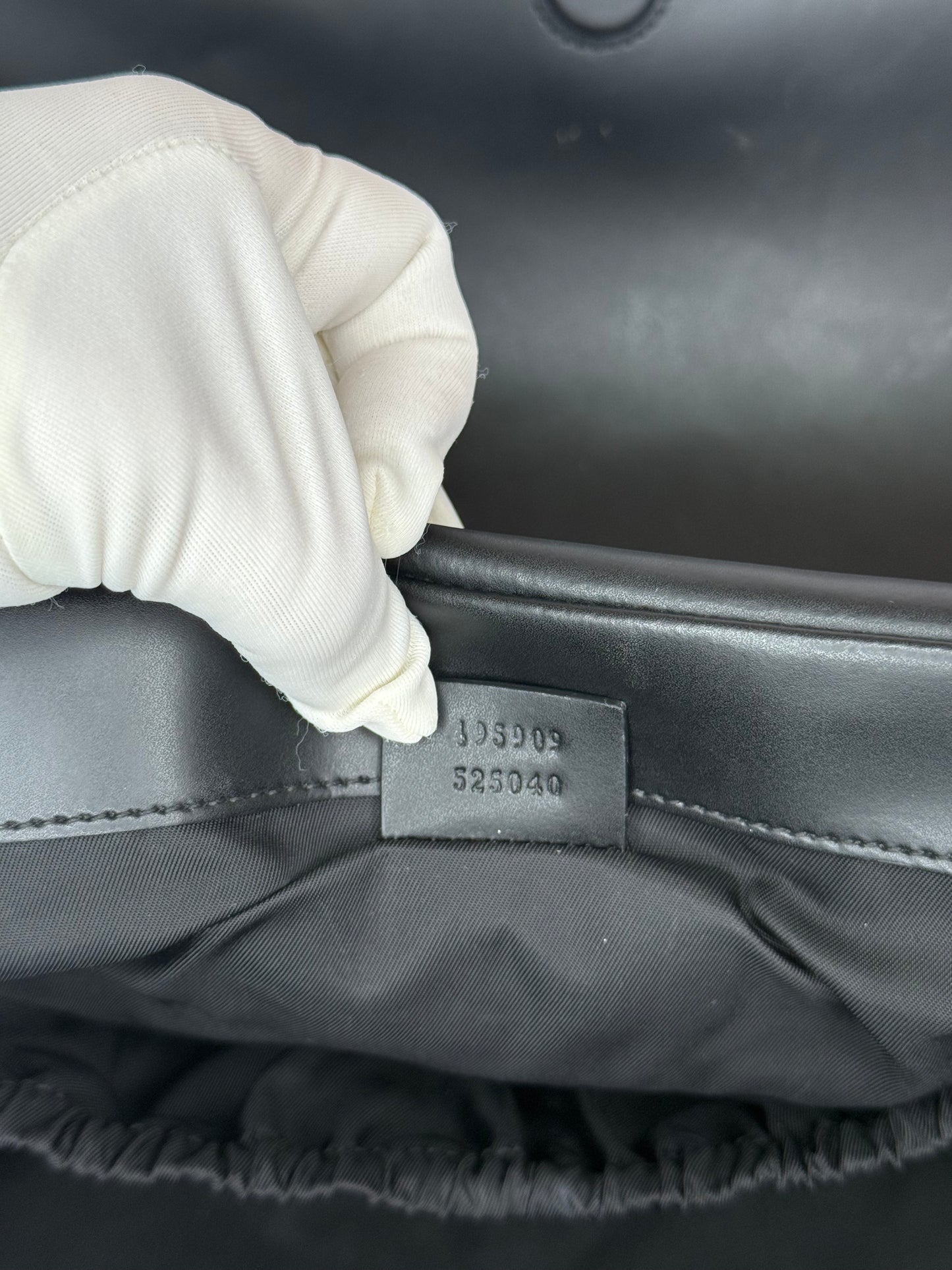 Gucci Black/Grey Gg Supreme Canvas Web Messenger Diaper Bag