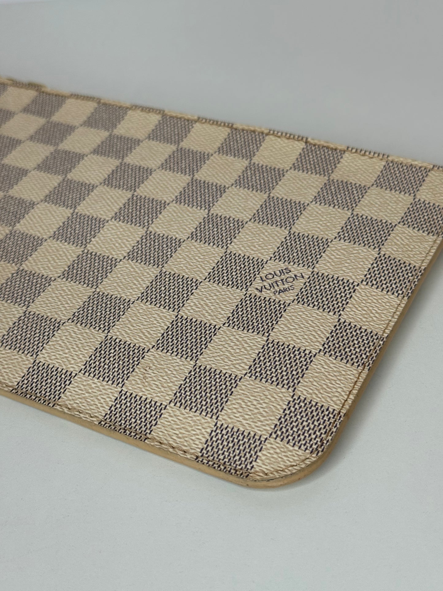 Louis Vuitton Neverfull Pochette Damier Azur Canvas