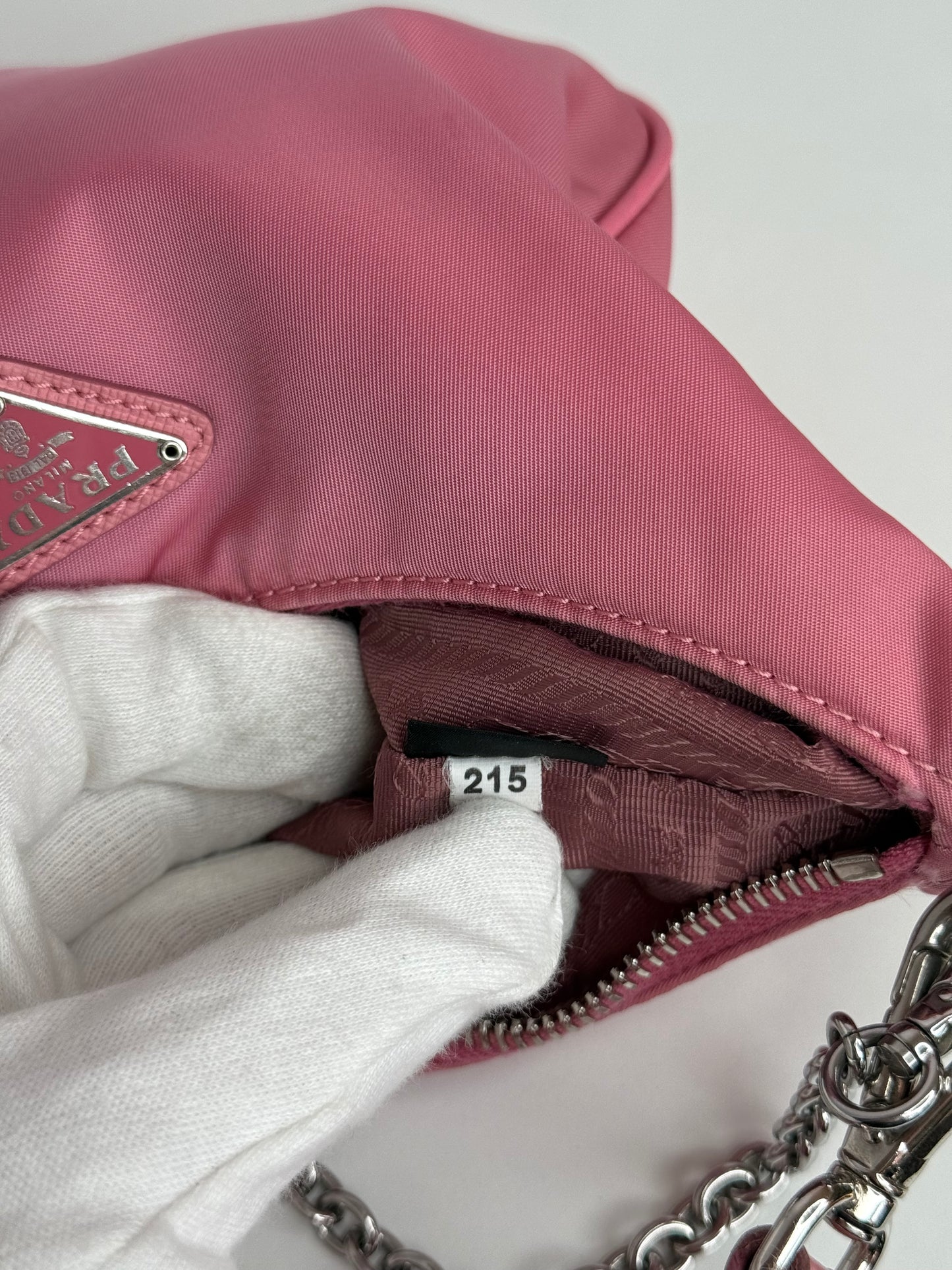 Prada Re-Edition 2005 Re-Nylon Bag Begonia Pink
