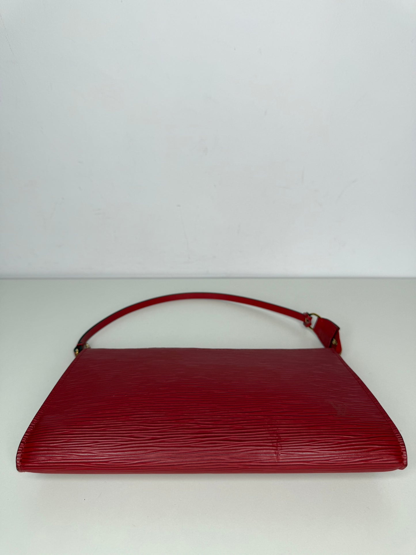 Louis Vuitton Pochette Accessoires Red Epi Leather