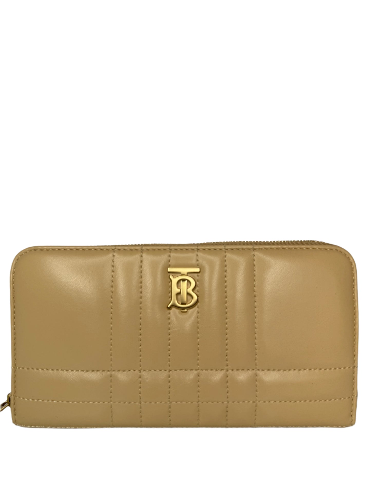Burberry Quilted Leather Lola Continental Zip Around Wallet