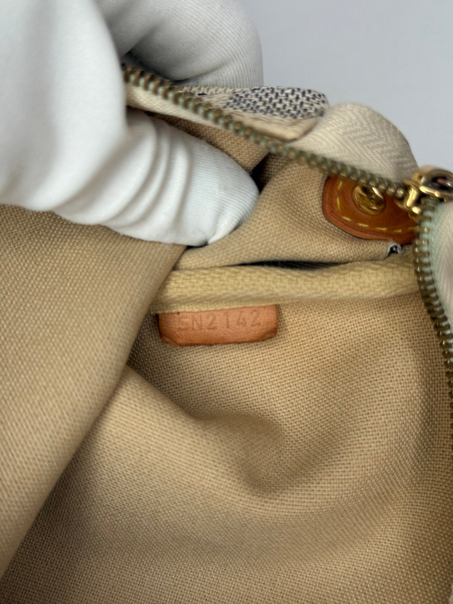 Louis Vuitton Eva Pochette Damier Azur Canvas