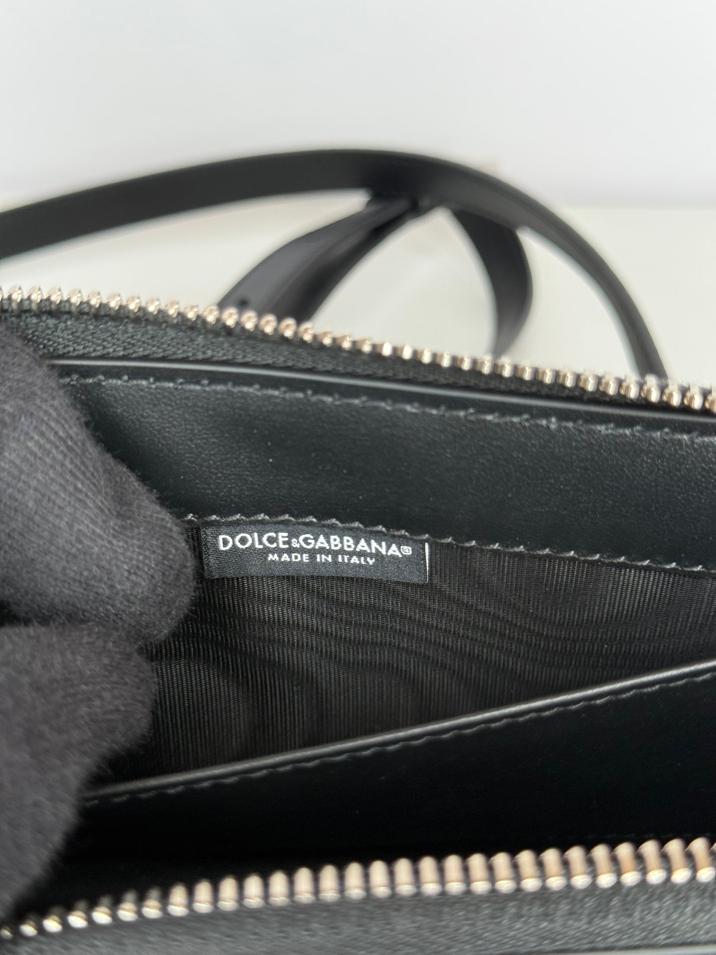 Dolce Gabbana Calfskin DG Millennials Convertible Crossbody Black
