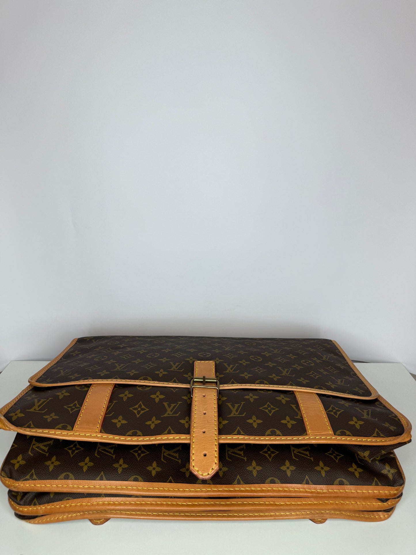Louis Vuitton Monogram Canvas Sac Kleber Vintage Travel Bag