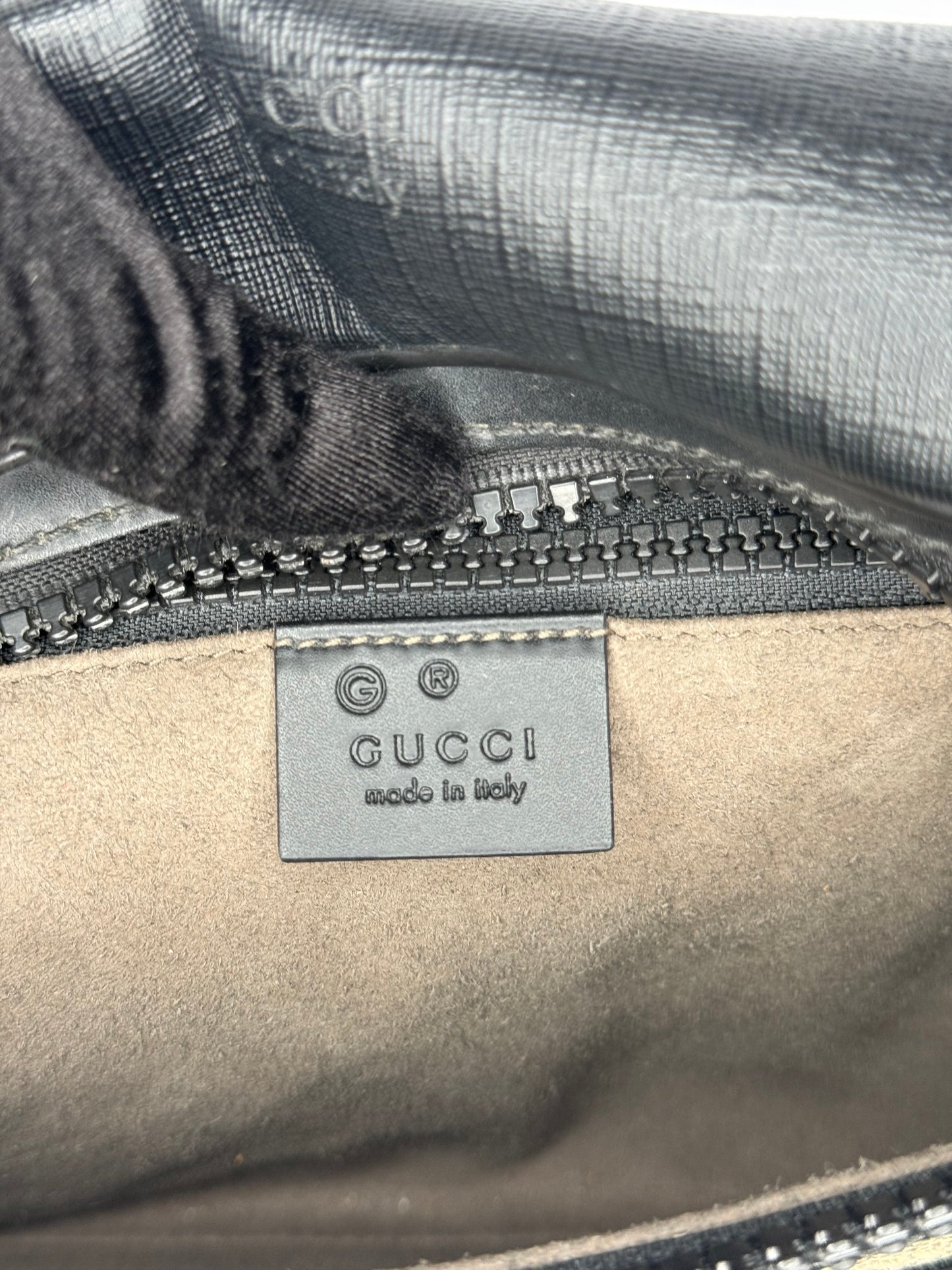 Gucci Black GG Supreme Canvas Eden Belt Bag