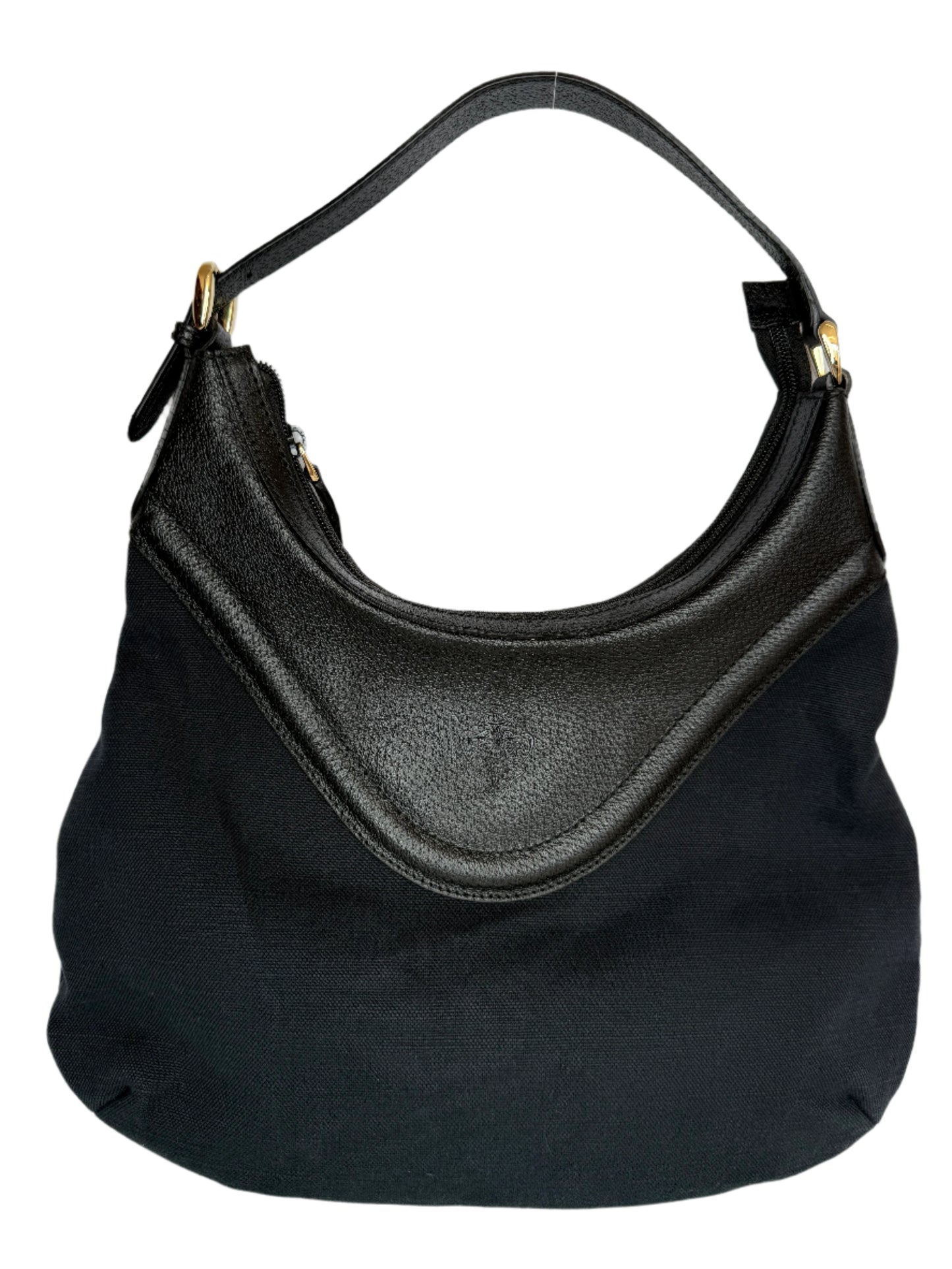 Gucci Hysteria Crest Hobo Bag Black