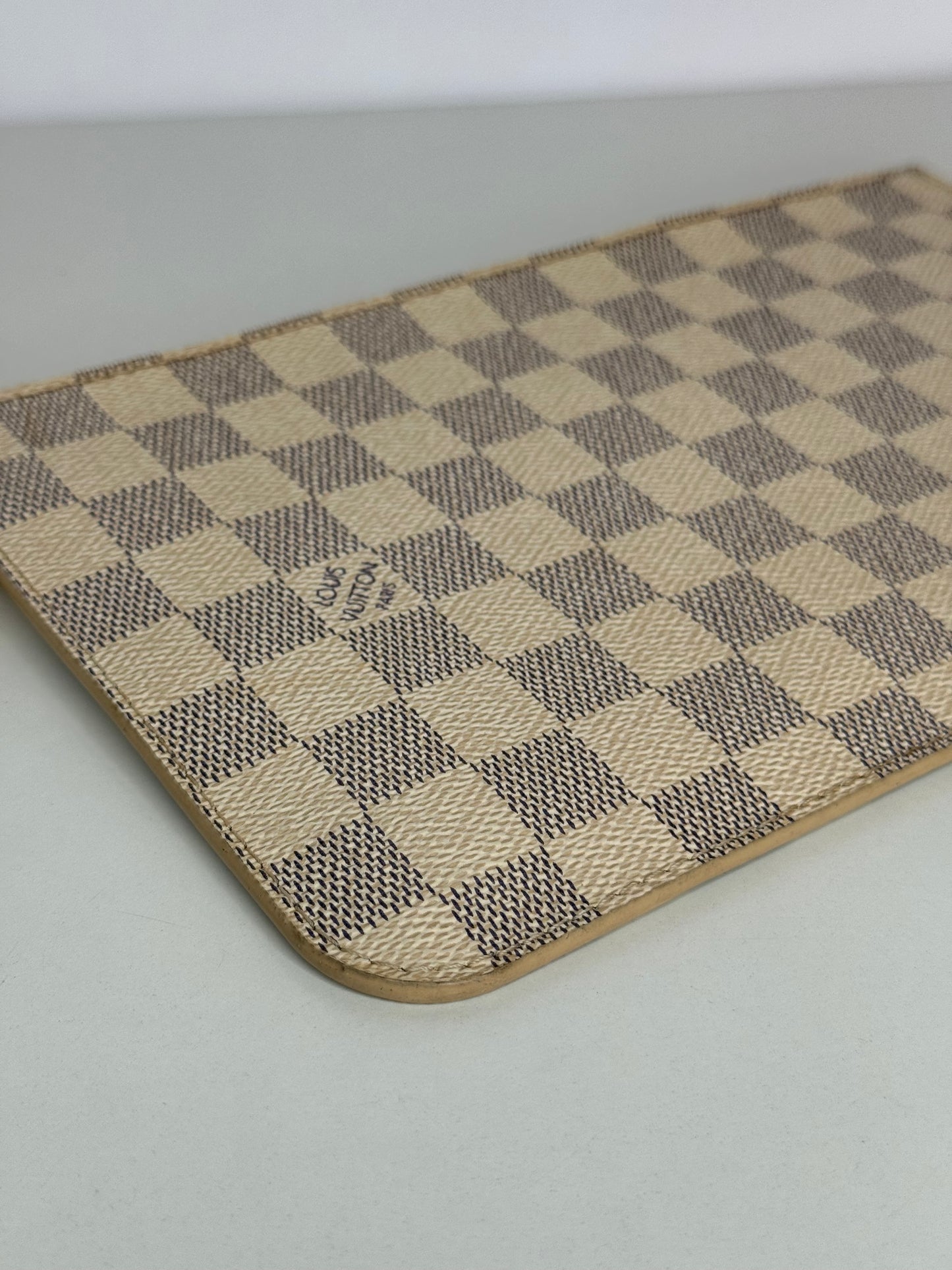 Louis Vuitton Neverfull Pochette Damier Azur Canvas