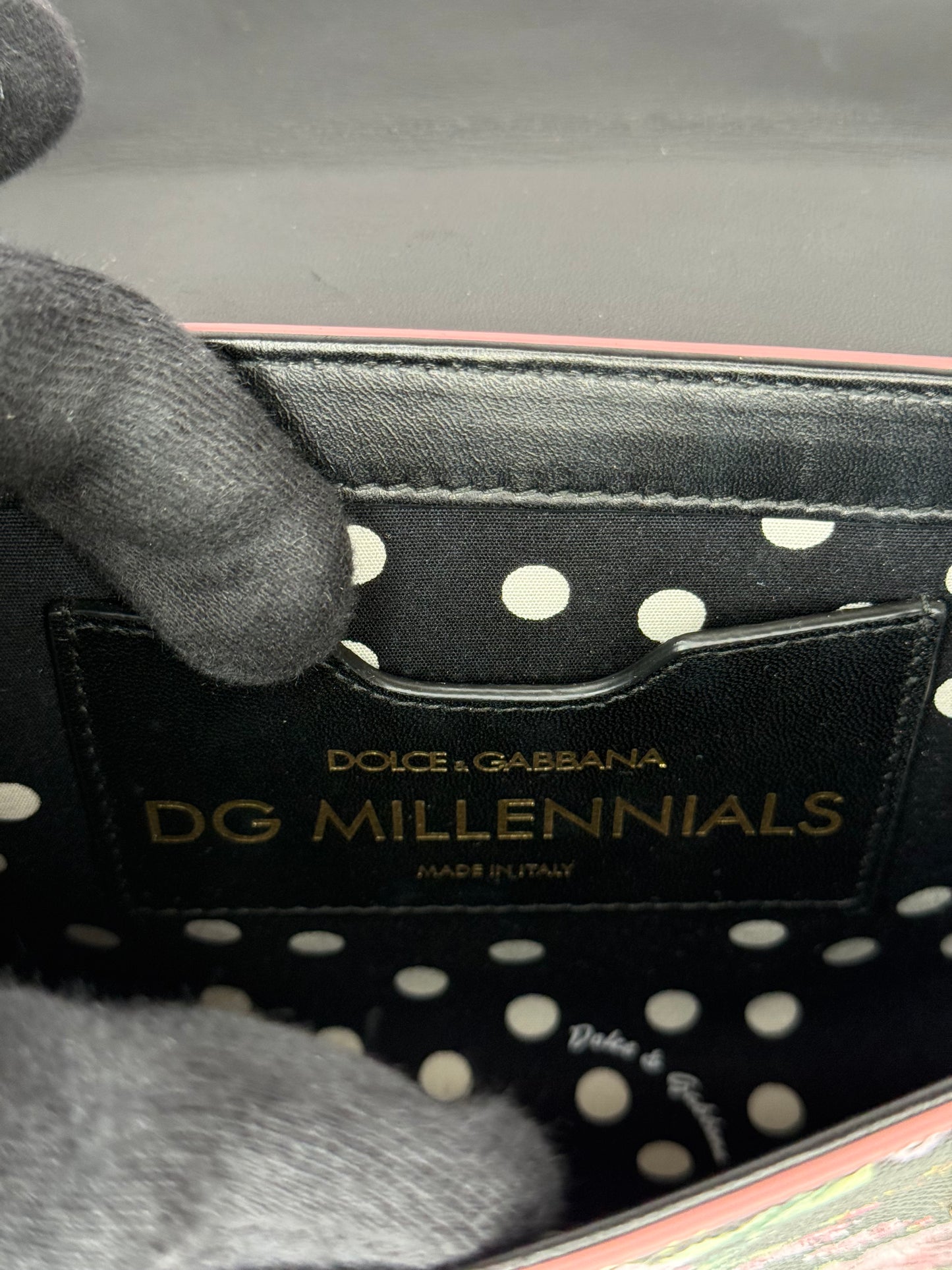 Dolce Gabbana Mini Dauphine Millennials Lily Box Bag