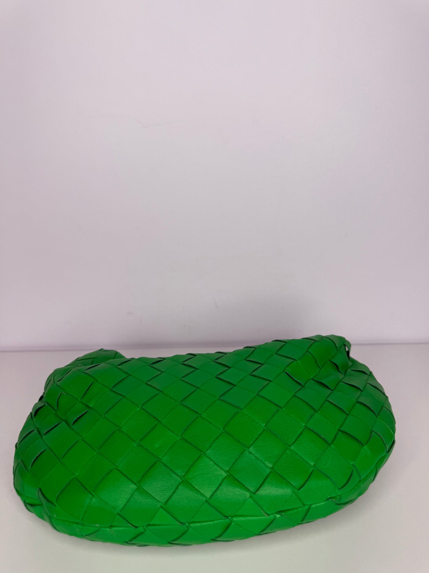 Bottega Veneta Mini Jodie Parakeet Nappa Intrecciato