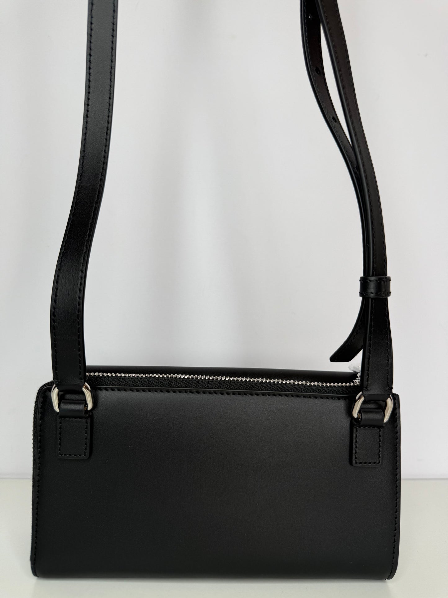 Dolce Gabbana Calfskin DG Millennials Convertible Crossbody Black