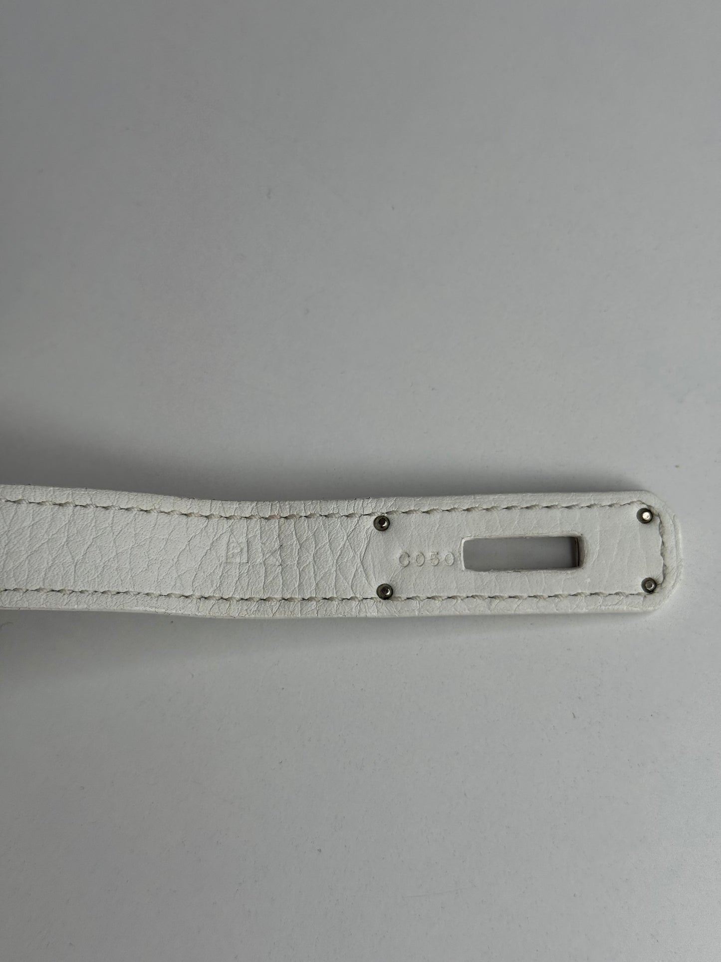 Hermès Birkin 35 White Togo Leather Palladium Hardware