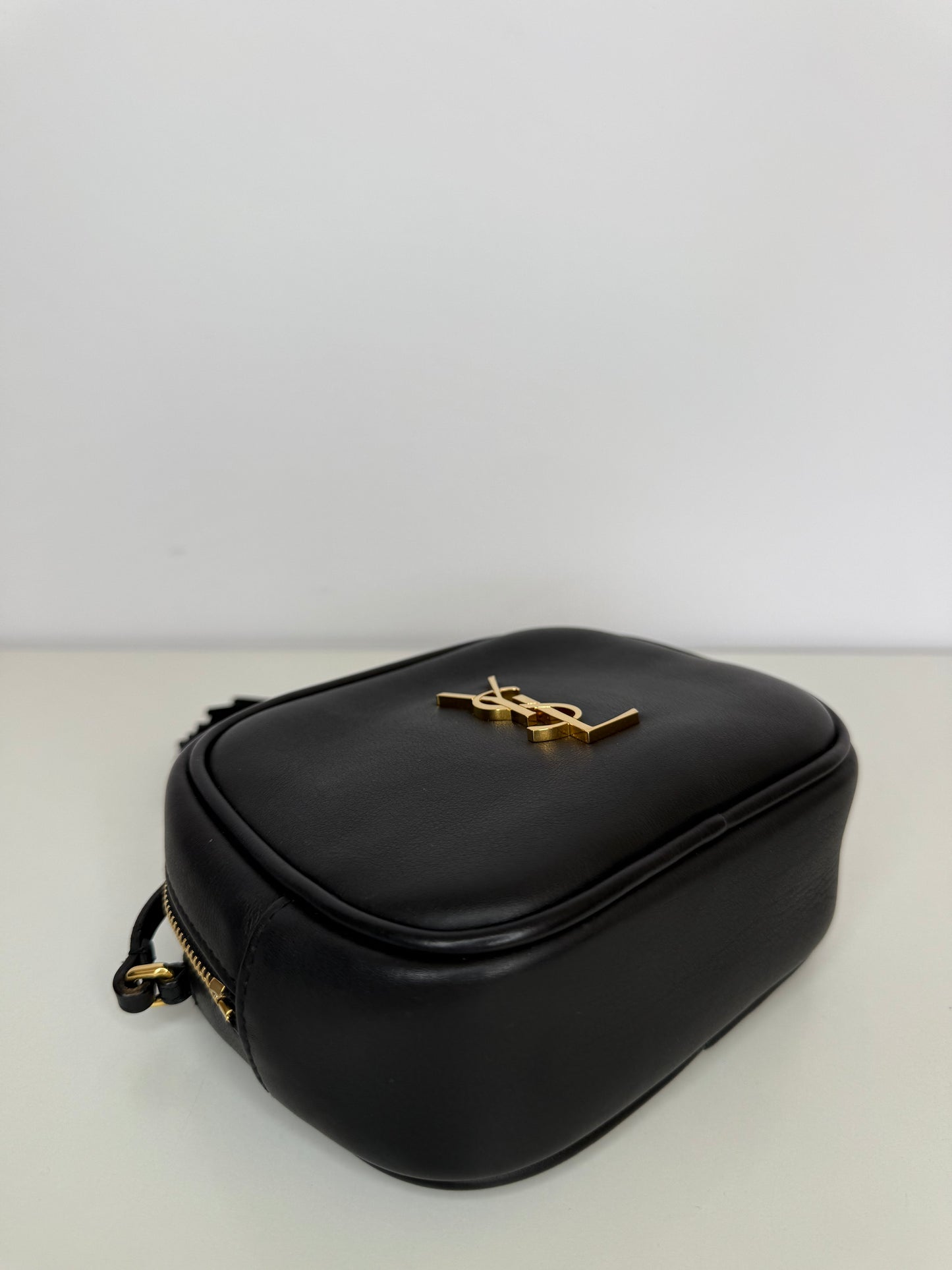 Saint Laurent Blogger Black Leather Crossbody Bag