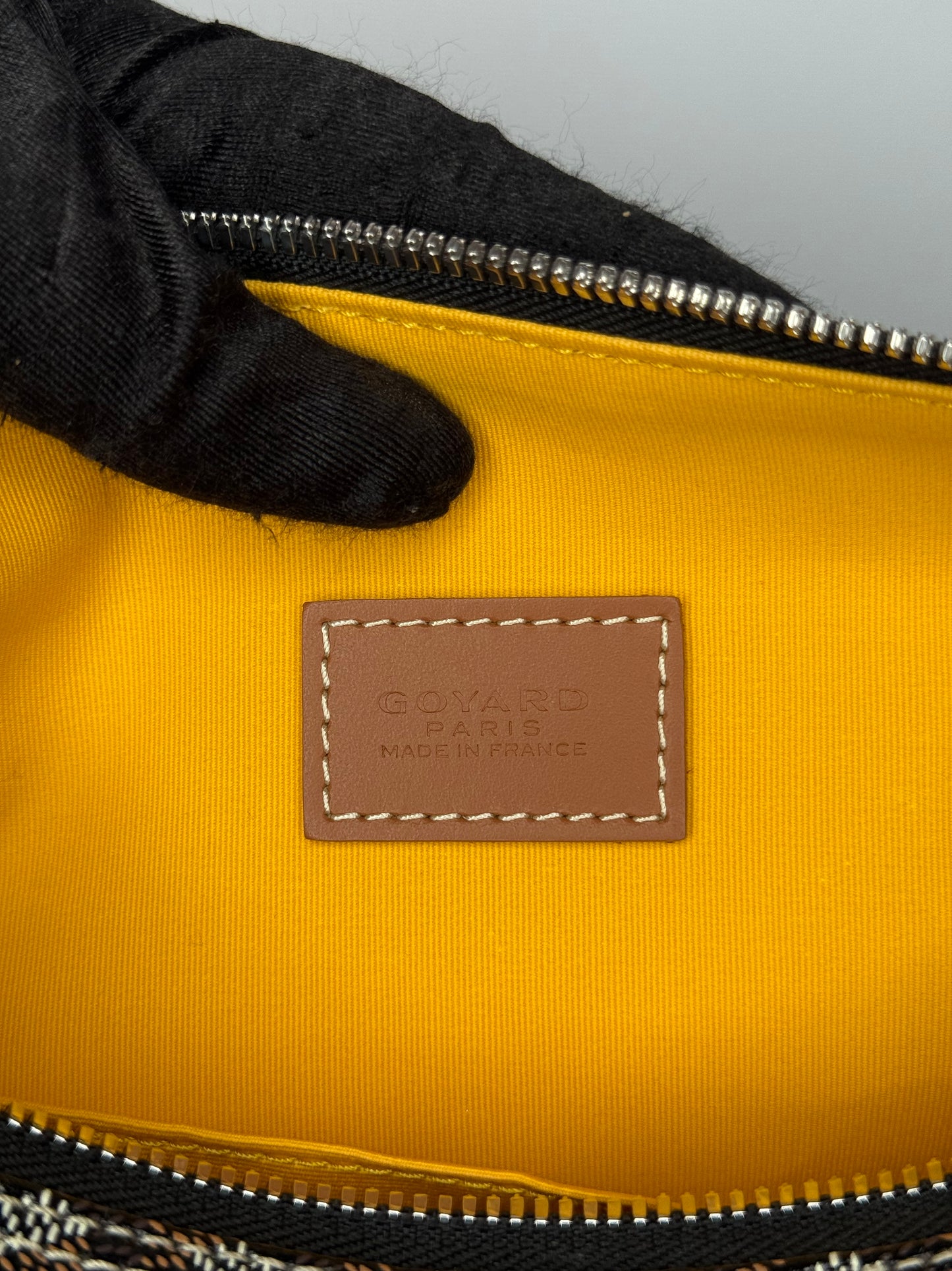 Goyard Black/Gold Goyardine Boeing 25 Trousse de Toilette