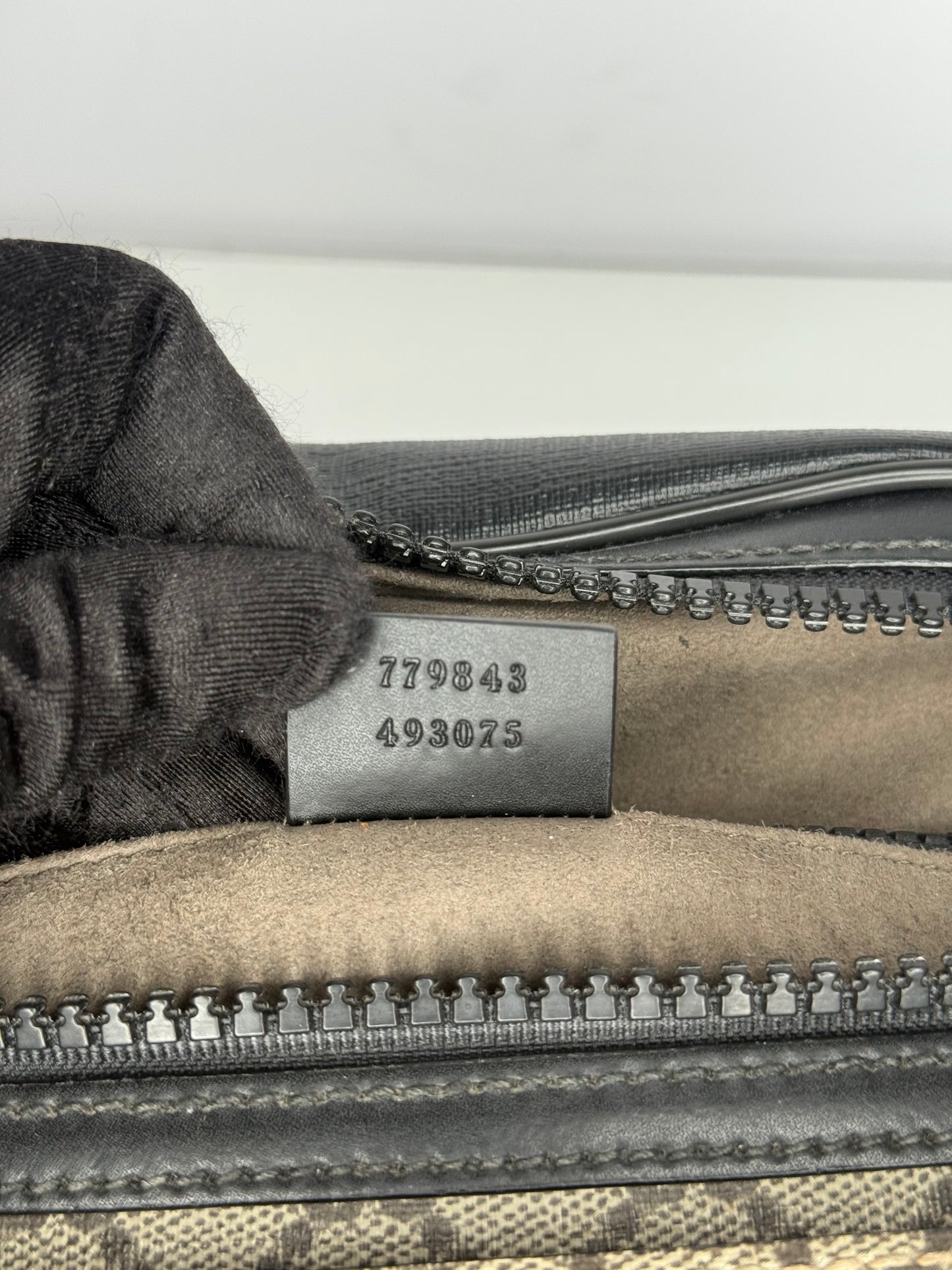 Gucci Black GG Supreme Canvas Eden Belt Bag