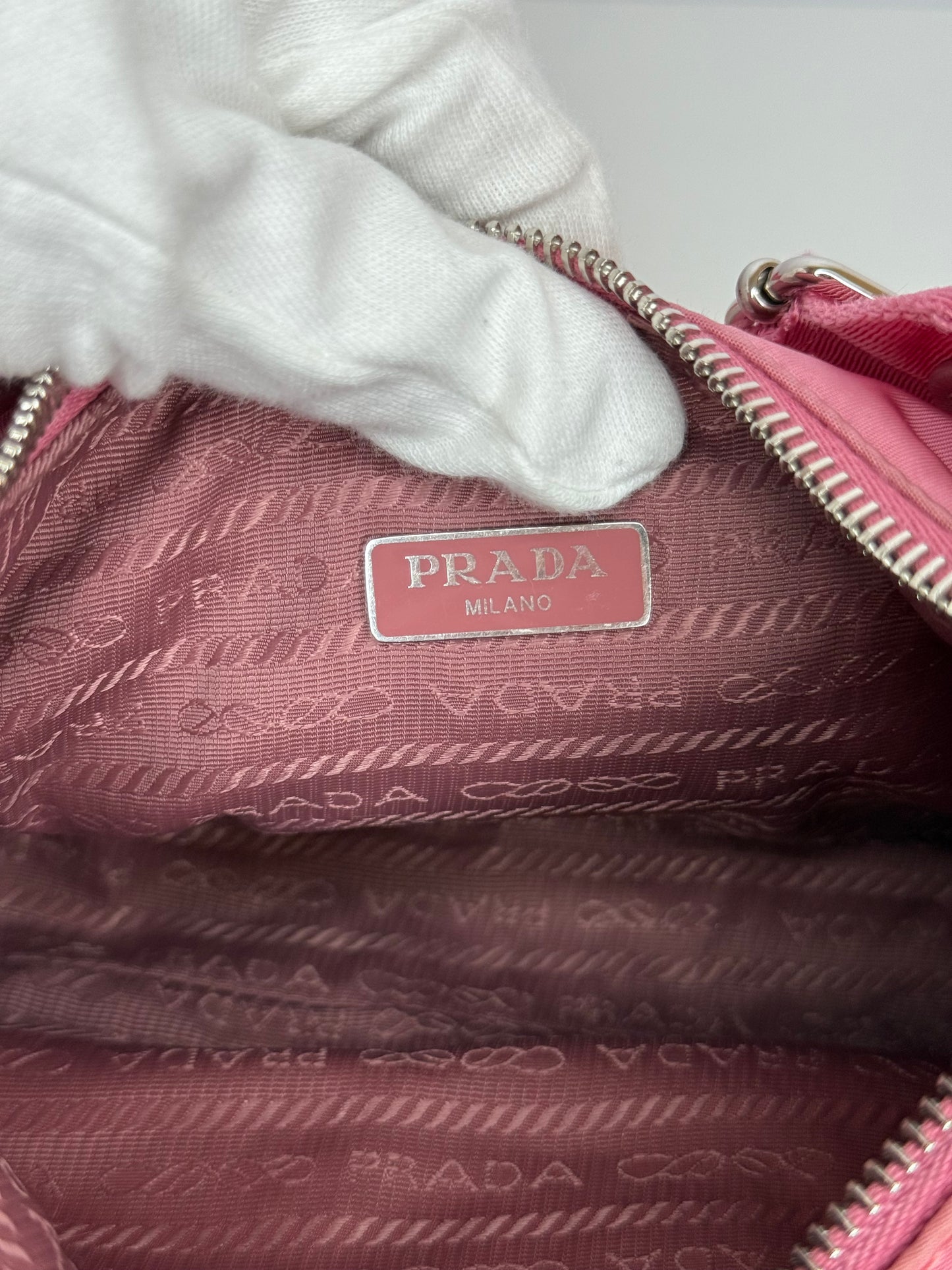 Prada Re-Edition 2005 Re-Nylon Bag Begonia Pink