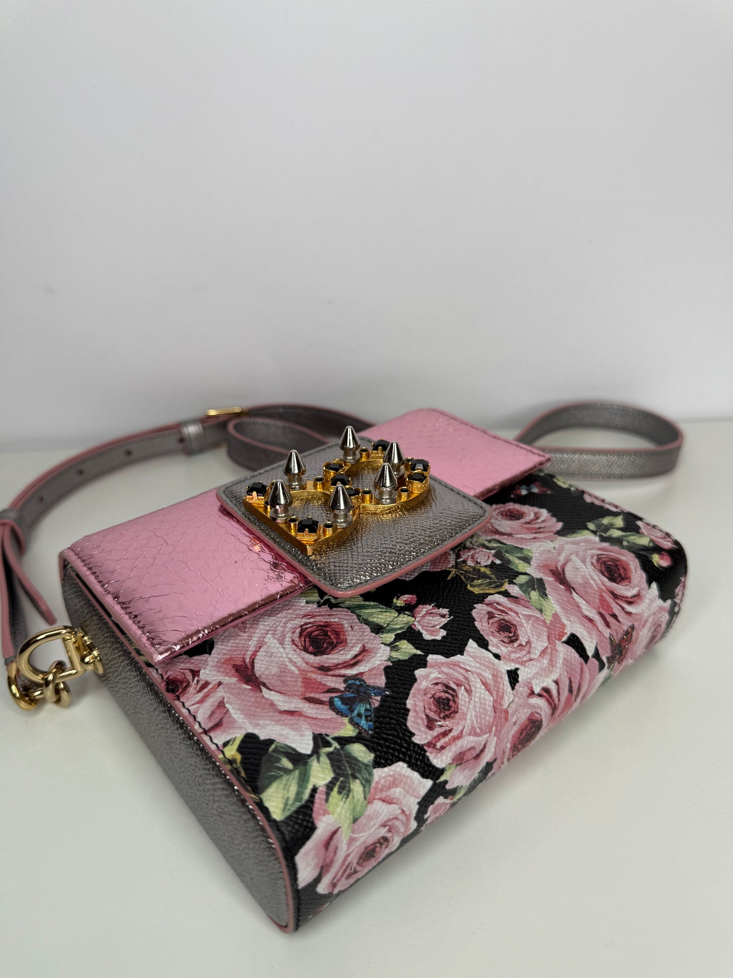 Dolce Gabbana Mini Dauphine Millennials Lily Box Bag