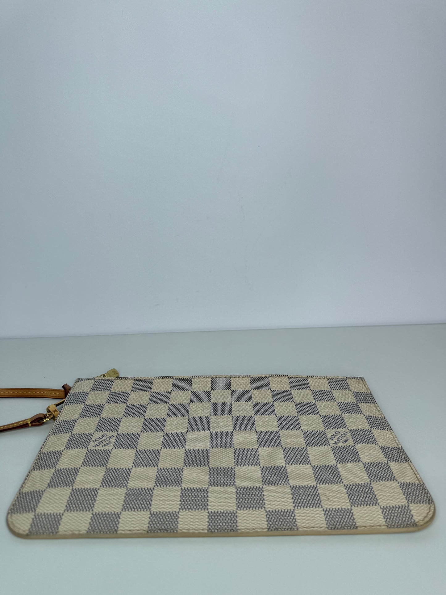 Louis Vuitton Neverfull Pochette Damier Azur Canvas