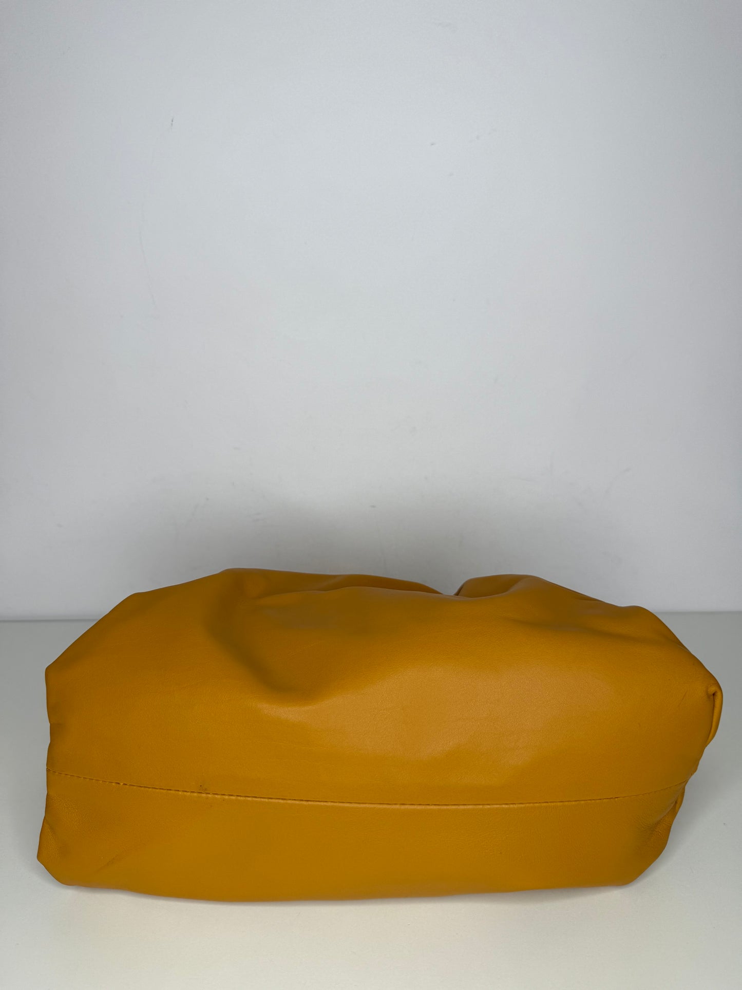 Bottega Veneta Mustard Yellow Calfskin The Chain Pouch