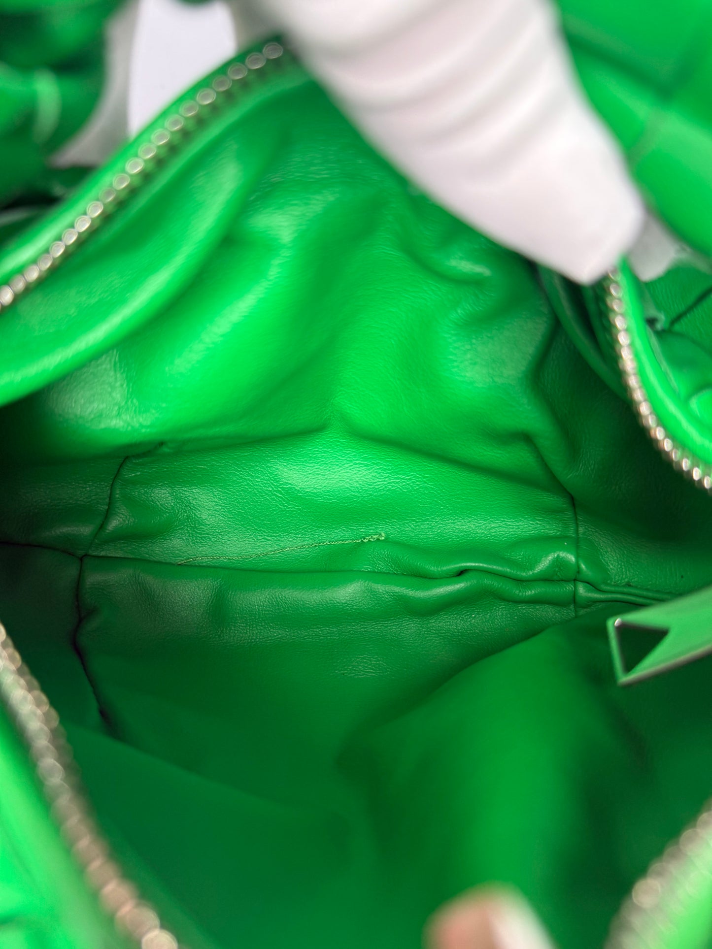Bottega Veneta Mini Jodie Parakeet Nappa Intrecciato
