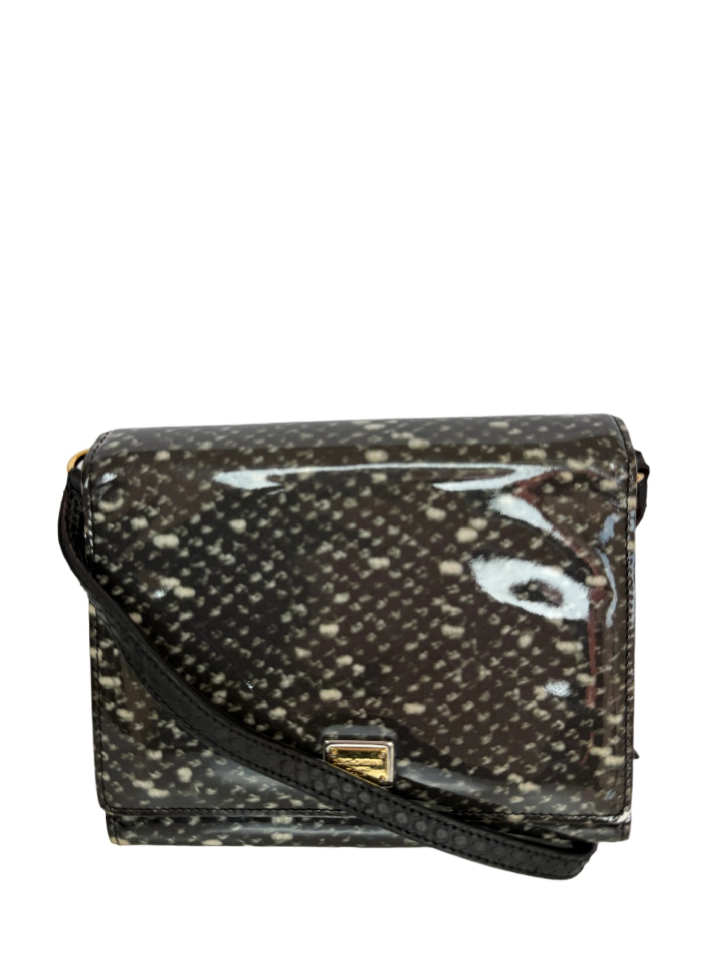 Dolce Gabbana Patent Leather Crossbody Bag