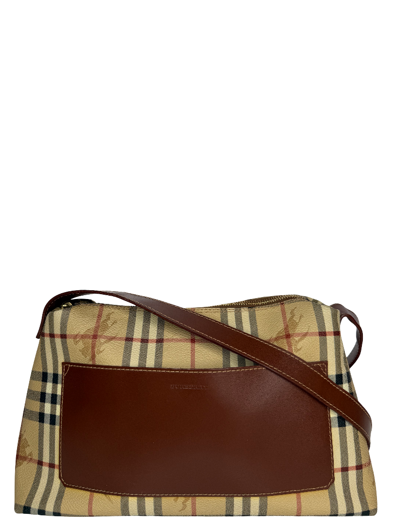 Burberry Haymarket Check Shoulder Bag