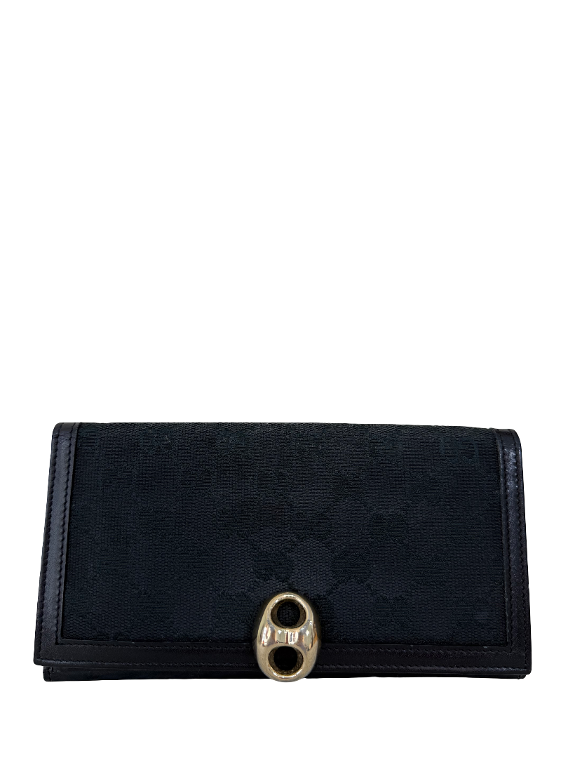 Gucci GG Shima Canvas Bifold Long Wallet