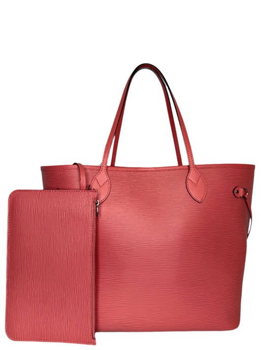 Louis Vuitton Neverfull MM Coral Epi Leather