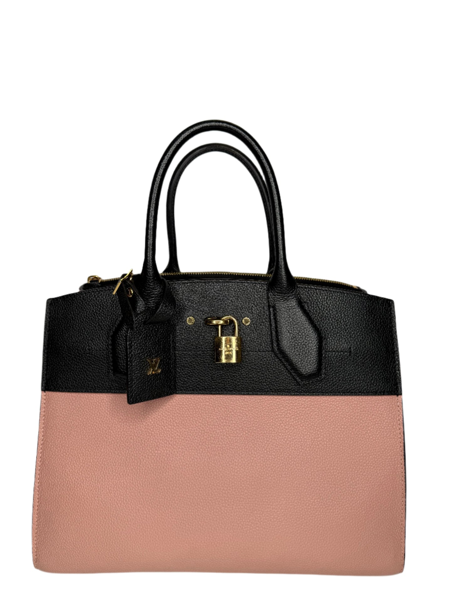 Louis Vuitton City Steamer MM Handbag Pink Noir