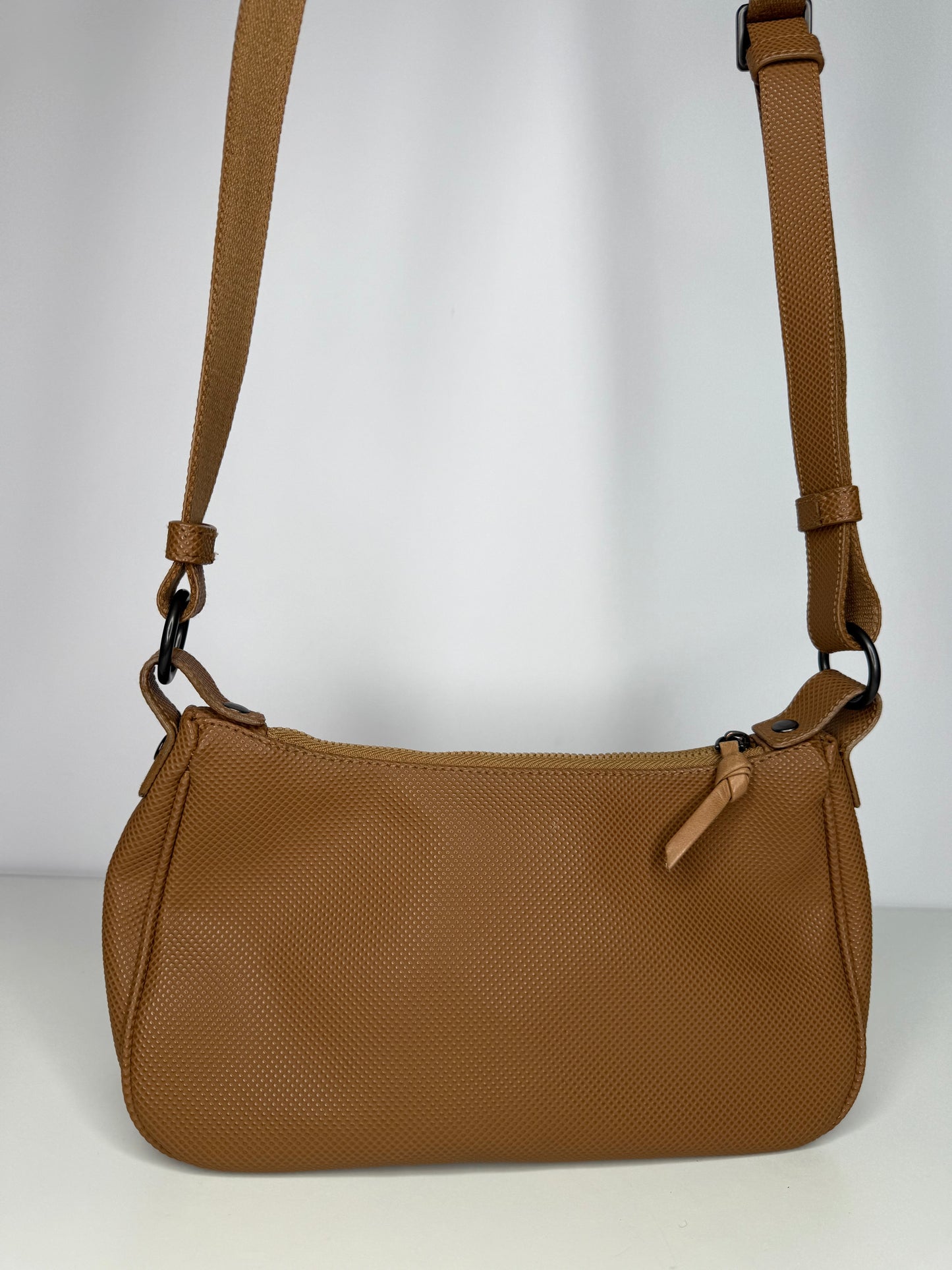 Bottega Veneta Brown Intrecciato Leather Crossbody Bag Brown Camel