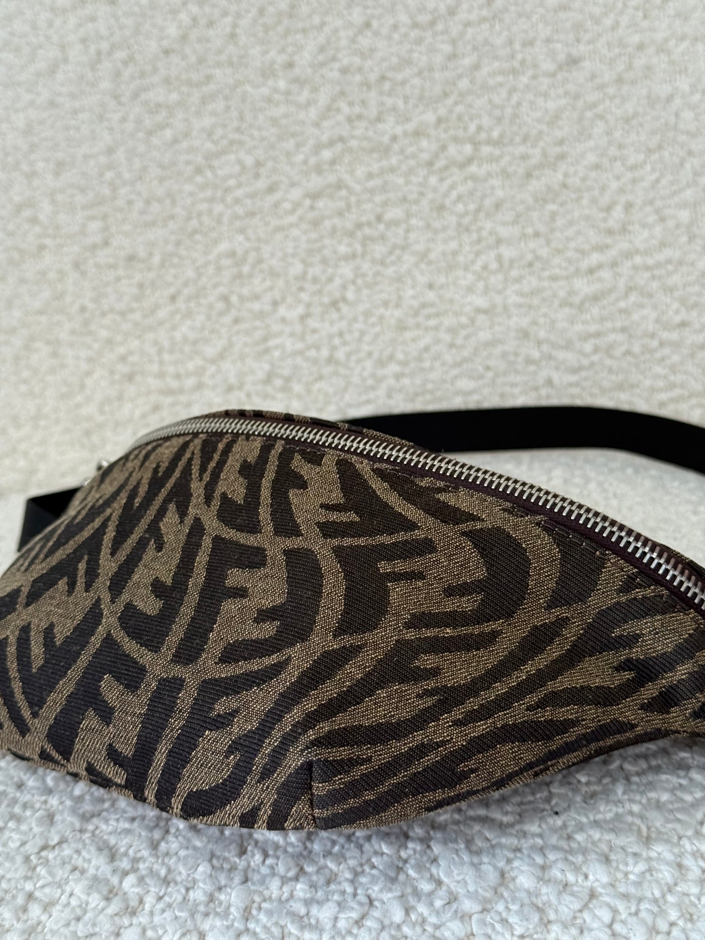 Fendi FF Vertigo Belt Bag Brown