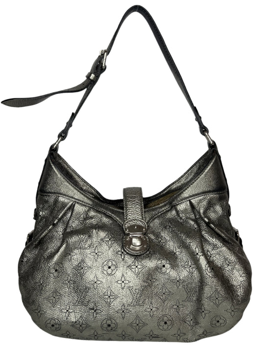 Louis Vuitton Argent Monogram Mahina Leather XS Bag