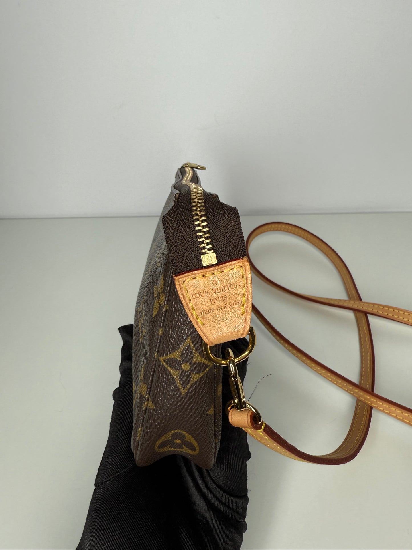 Louis Vuitton Pochette Accessoires Monogram Canvas with Crossbody Strap