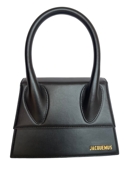 Jacquemus Le Grand Chiquito Black Leather Handbag