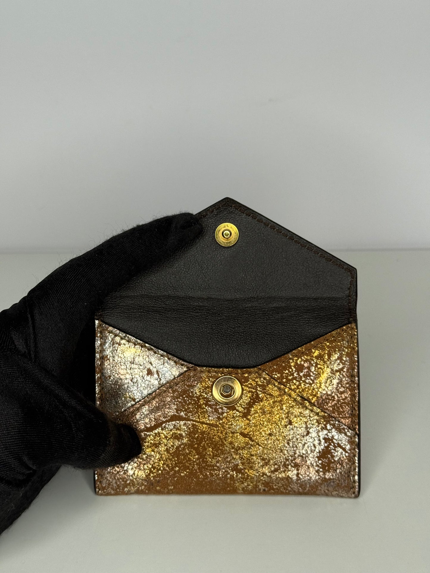 Alexander McQueen Skull Leather Card Case