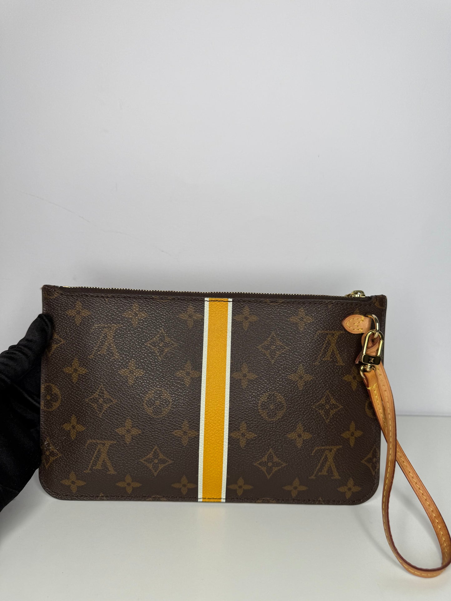 Louis Vuitton My LV Heritage Neverfull MM Monogram Canvas L.P Initials with Pochette