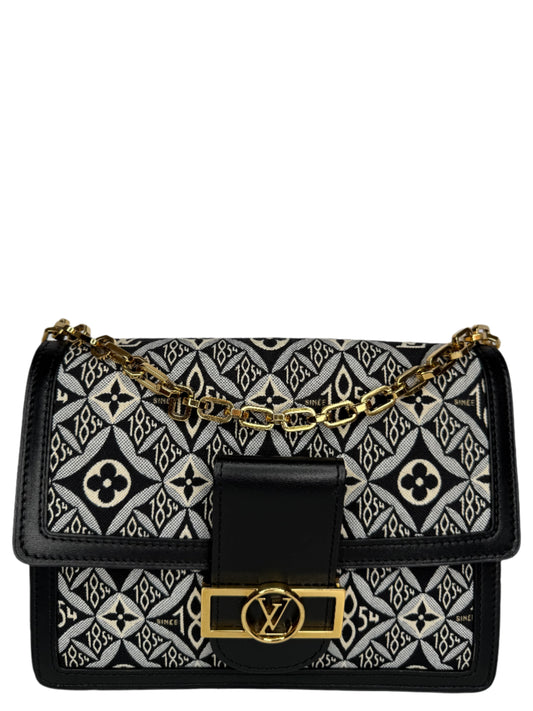 Louis Vuitton Limited Edition Jacquard Since 1854 Dauphine MM Shoulder Bag