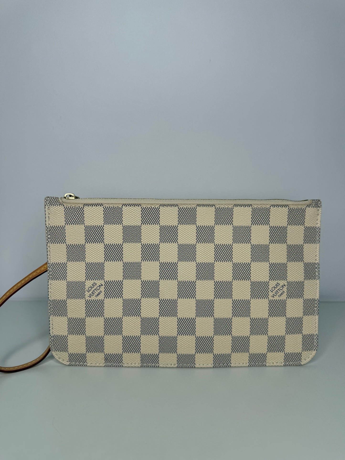 Louis Vuitton Neverfull MM Damier Azur Canvas with Pochette