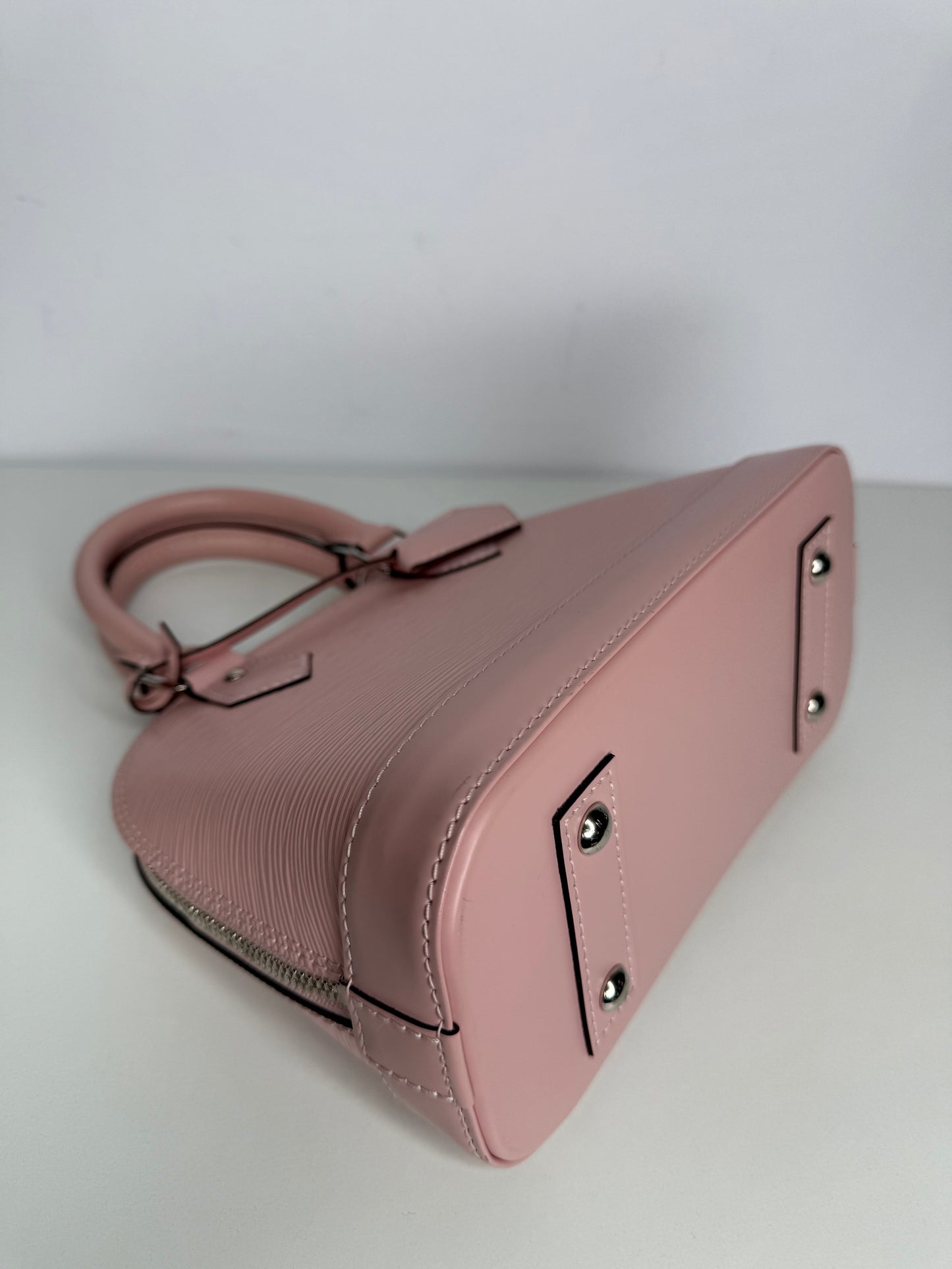 Louis Vuitton Alma BB Rose Ballerine Epi Leather