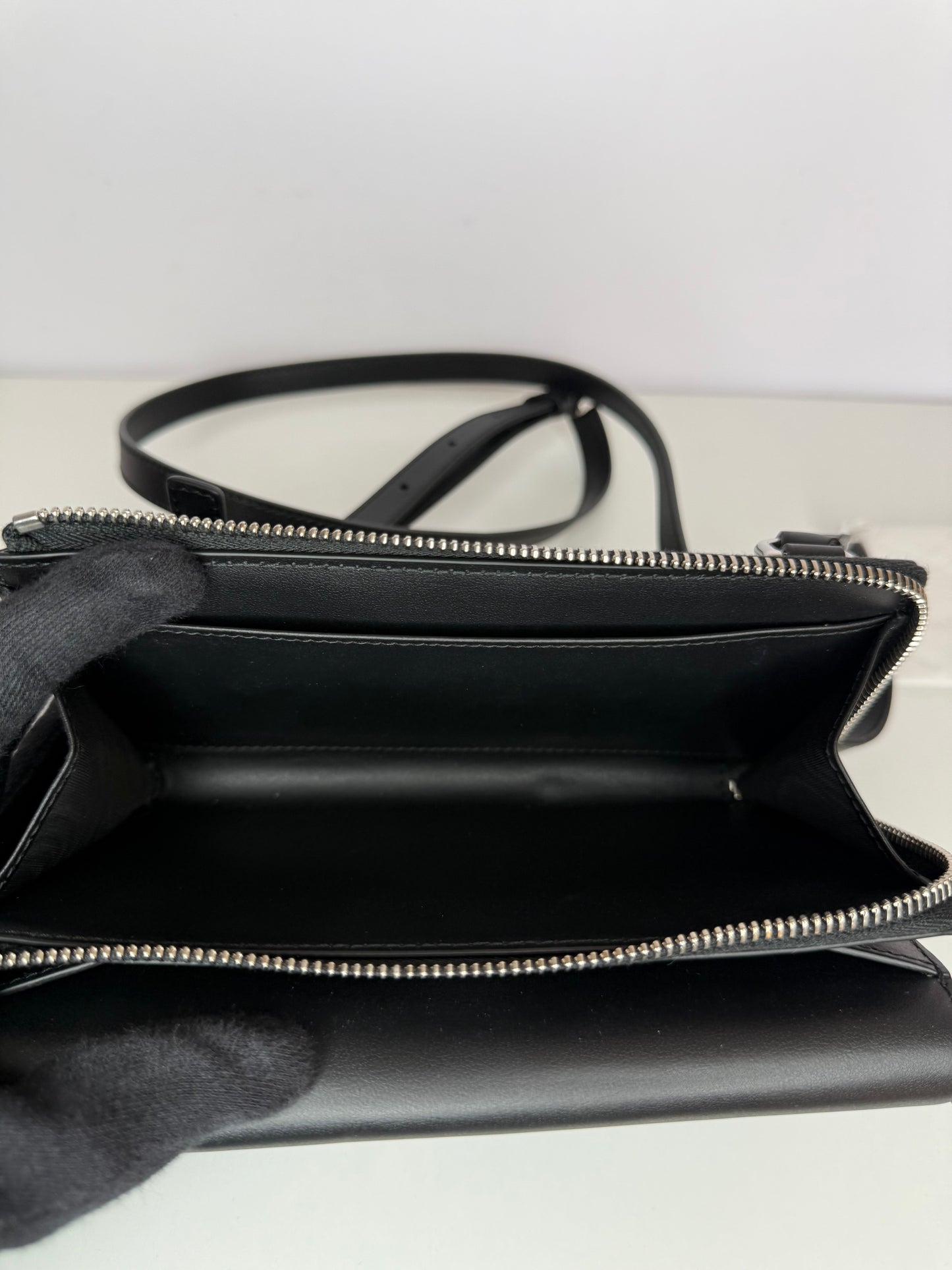 Dolce Gabbana Calfskin DG Millennials Convertible Crossbody Black
