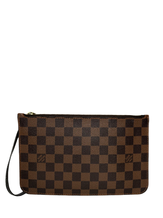 Louis Vuitton Neverfull Pochette Damier Ebene Canvas